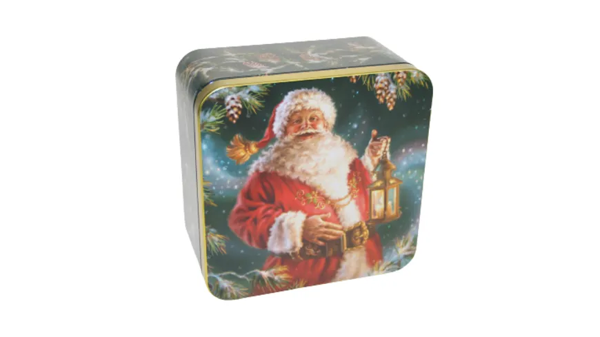 Gawol Gebäckdose Santa 15x15x7,5cm