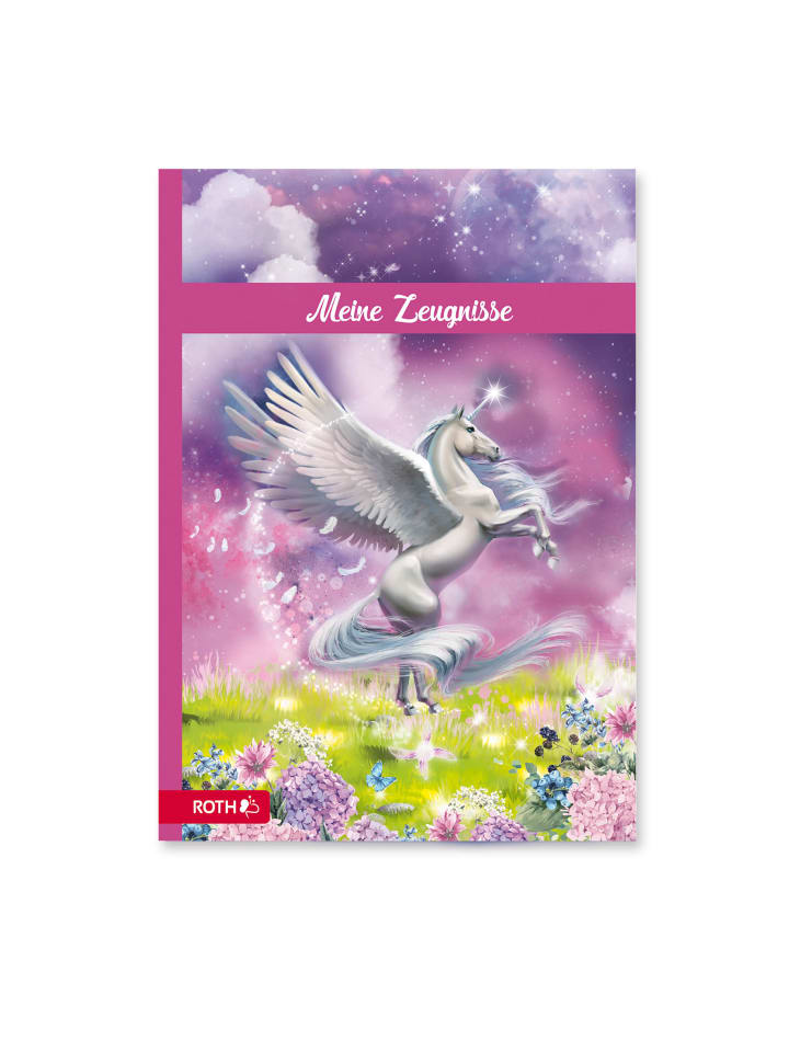 ROTH Zeugnismappe Pegasus in Bunt günstig kaufen onesize