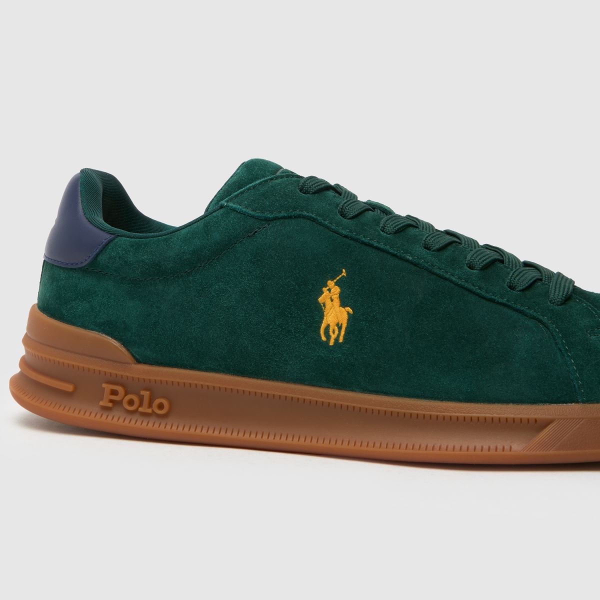 Polo Ralph Lauren – Mörkgröna sneakers med klassisk design