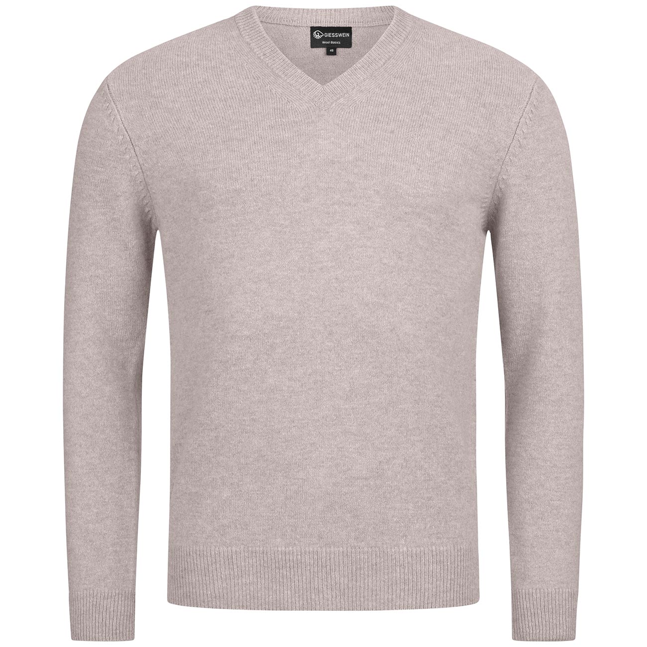 Wollpullover V-Ausschnitt Herren