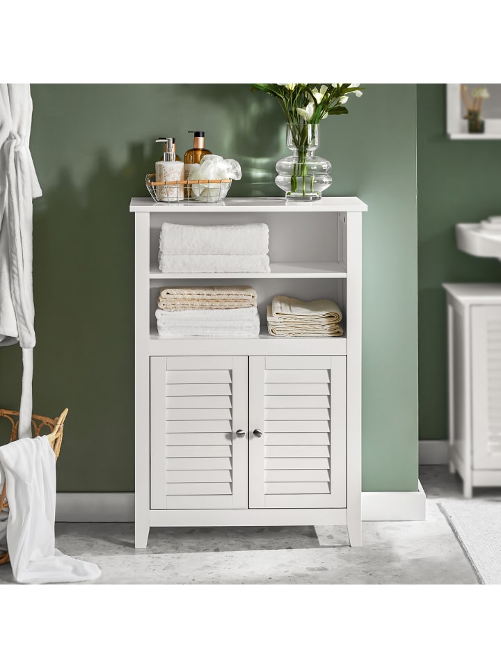 SoBuy Badschrank in Weiß - (B)60 x (H)90 x (T)26cm günstig kaufen onesize