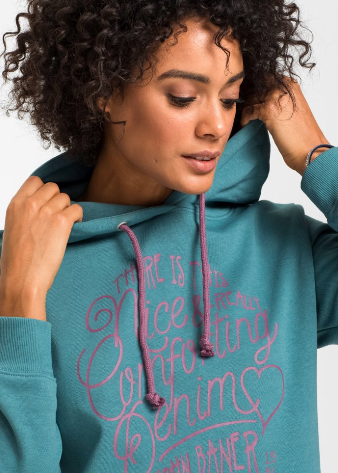 Kapuzensweatshirt, bedruckt