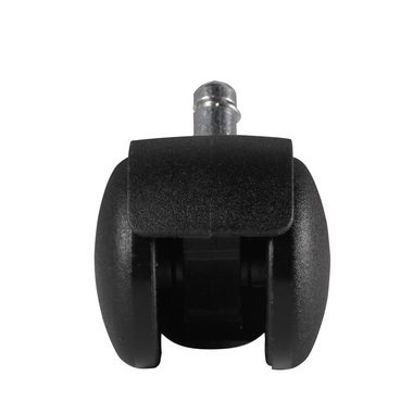 KADIMA DESIGN Stuhlrolle Premium Teppichbodenrollen für Bürostühle, 5er Set, Schwarz