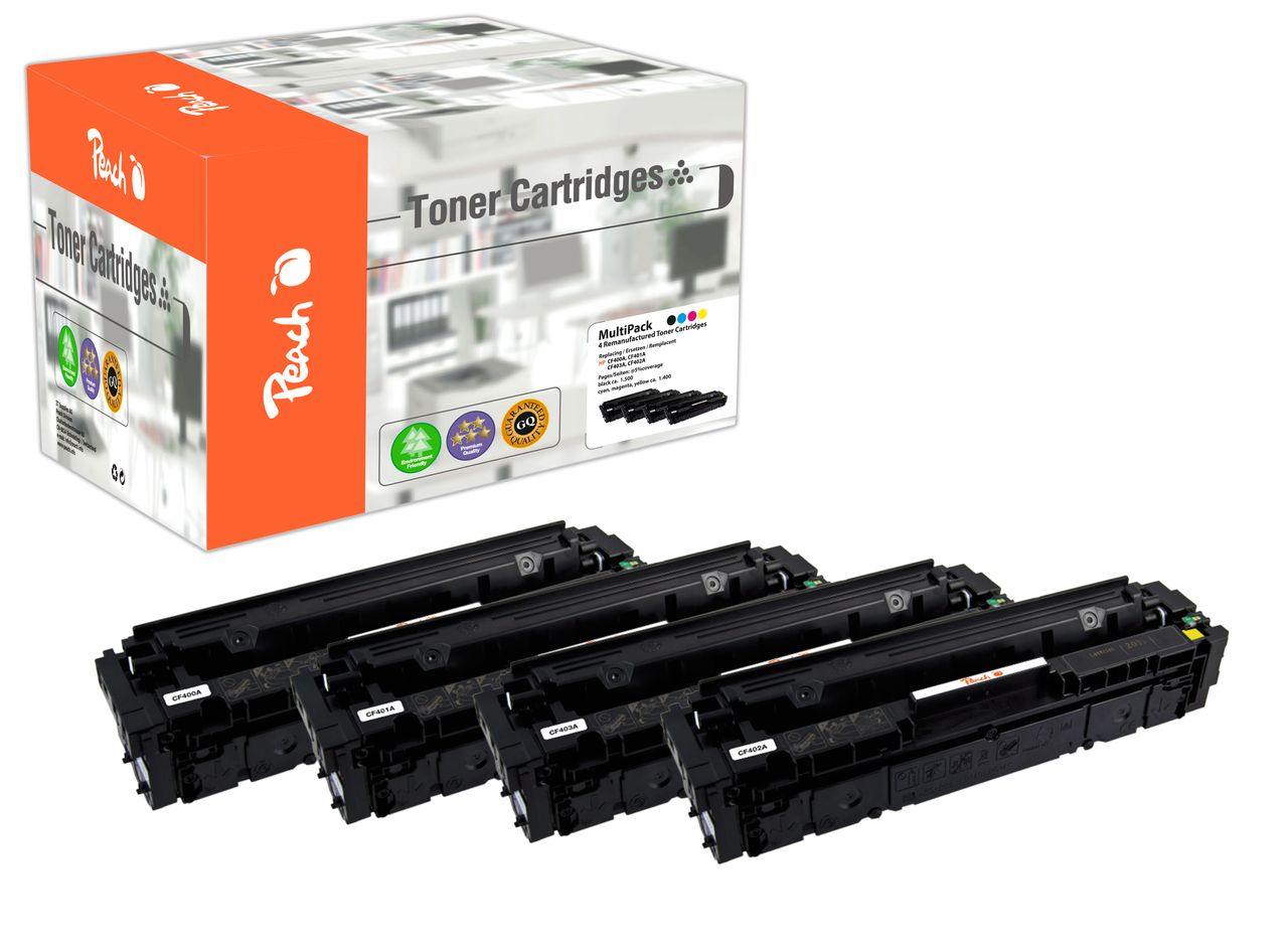 Peach Spar Pack Tonermodule ersetzt HP No. 201A