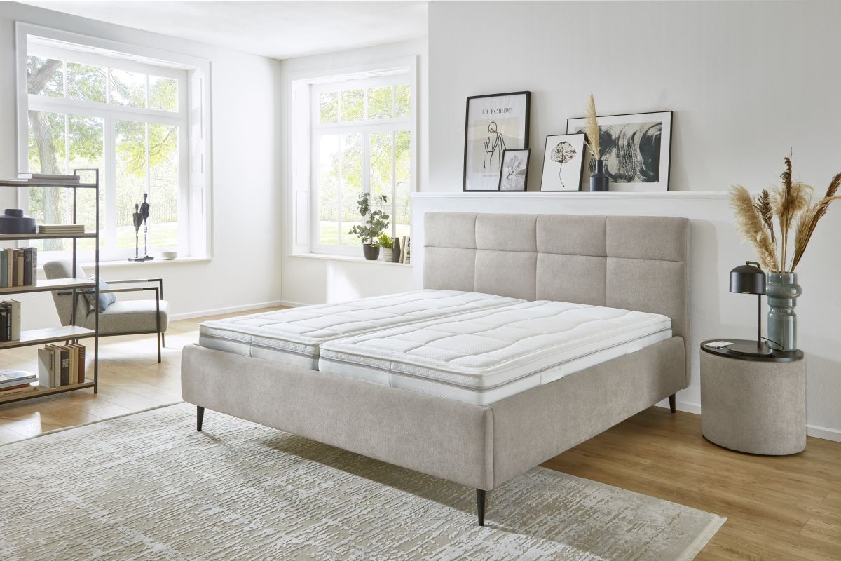 Oschmann Polsterbett 23104 Taupe 180 x 200 cm