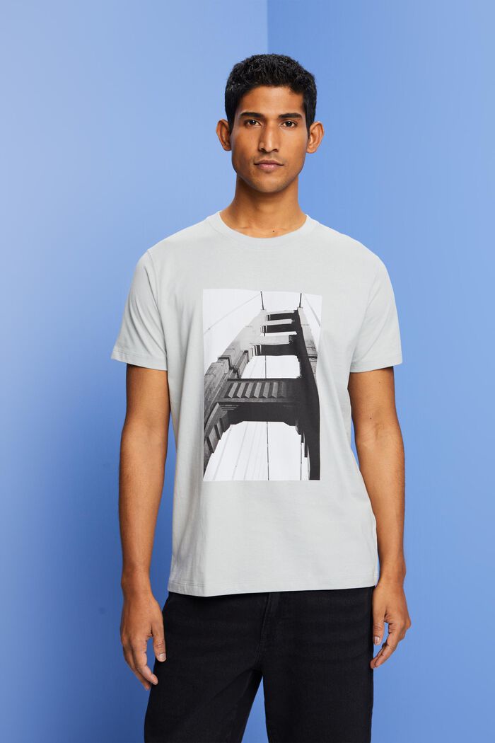 Bedrucktes Baumwoll-T-Shirt