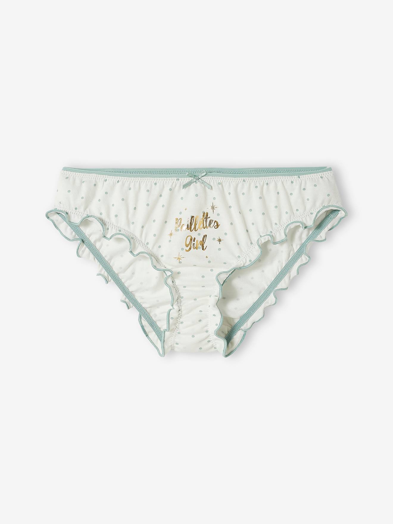 Lot de 3 culottes volantées fille lot ivoire