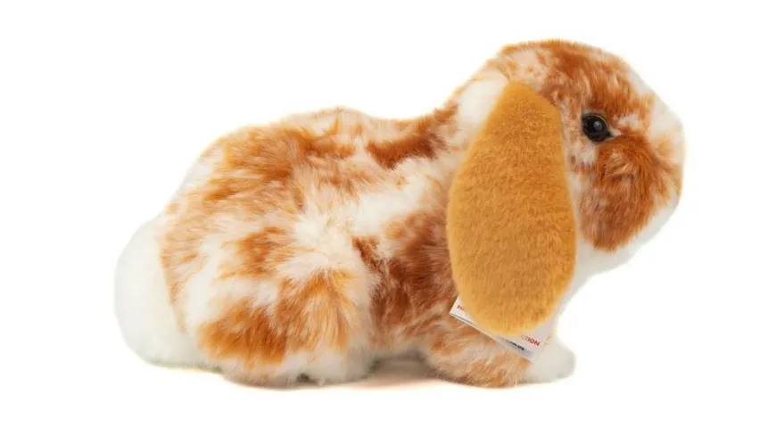 Teddy-Hermann - Widderkaninchen hellbraun-weiß gescheckt 23 cm