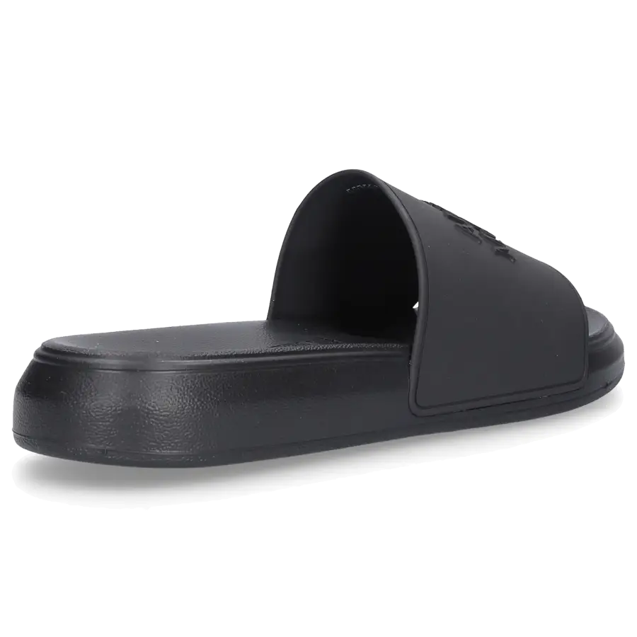 Alexander McQueen - Badeschuhe POOL SLIDE Kautschuk - schwarz