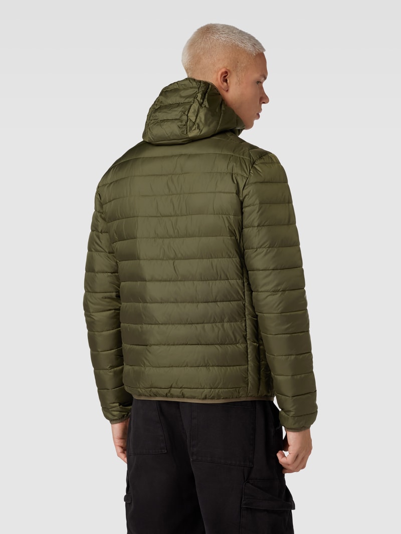 Steppjacke mit Kapuze Modell 'LOMBARDY' in olivgrün