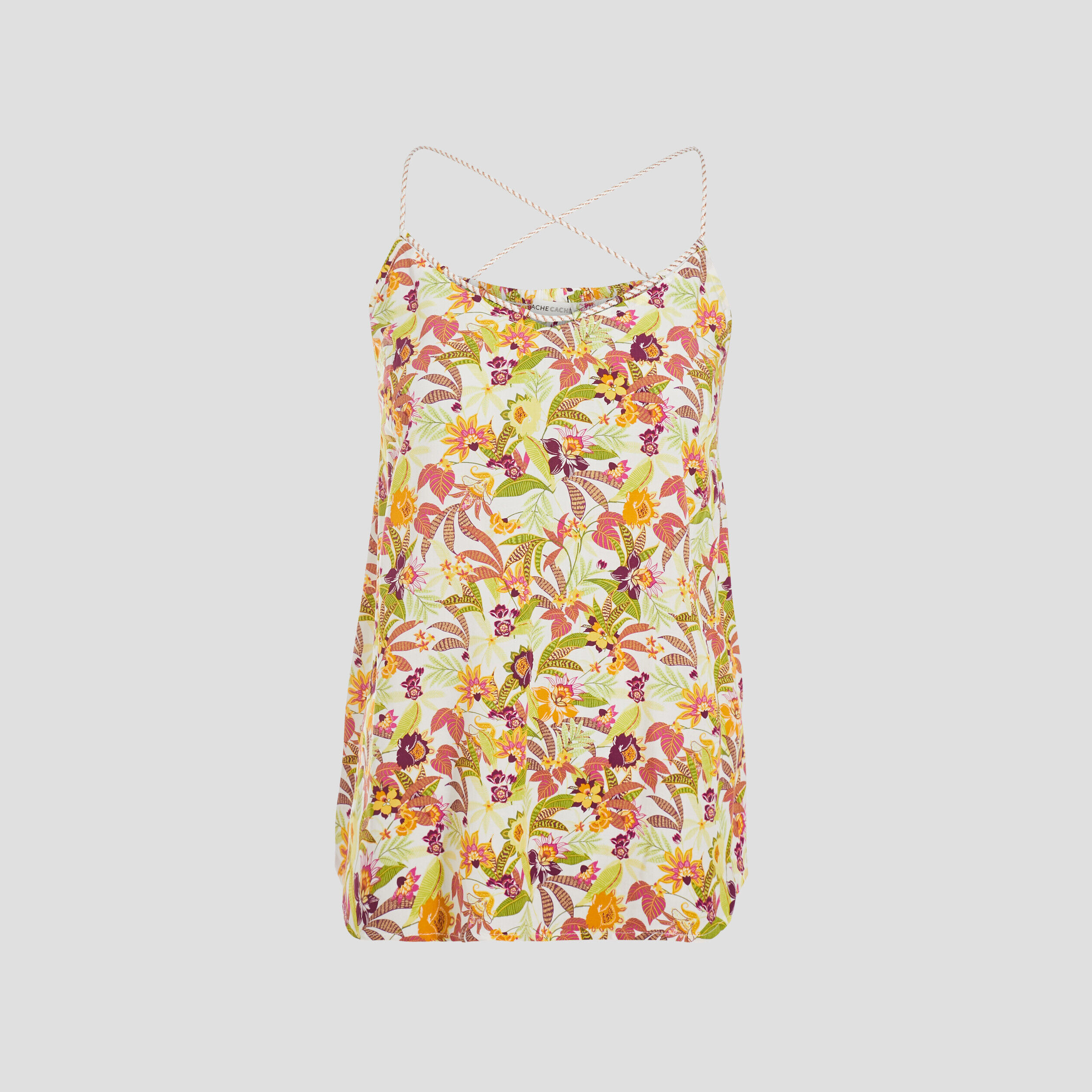 Blouse bretelles fines blanc femme | Cache Cache