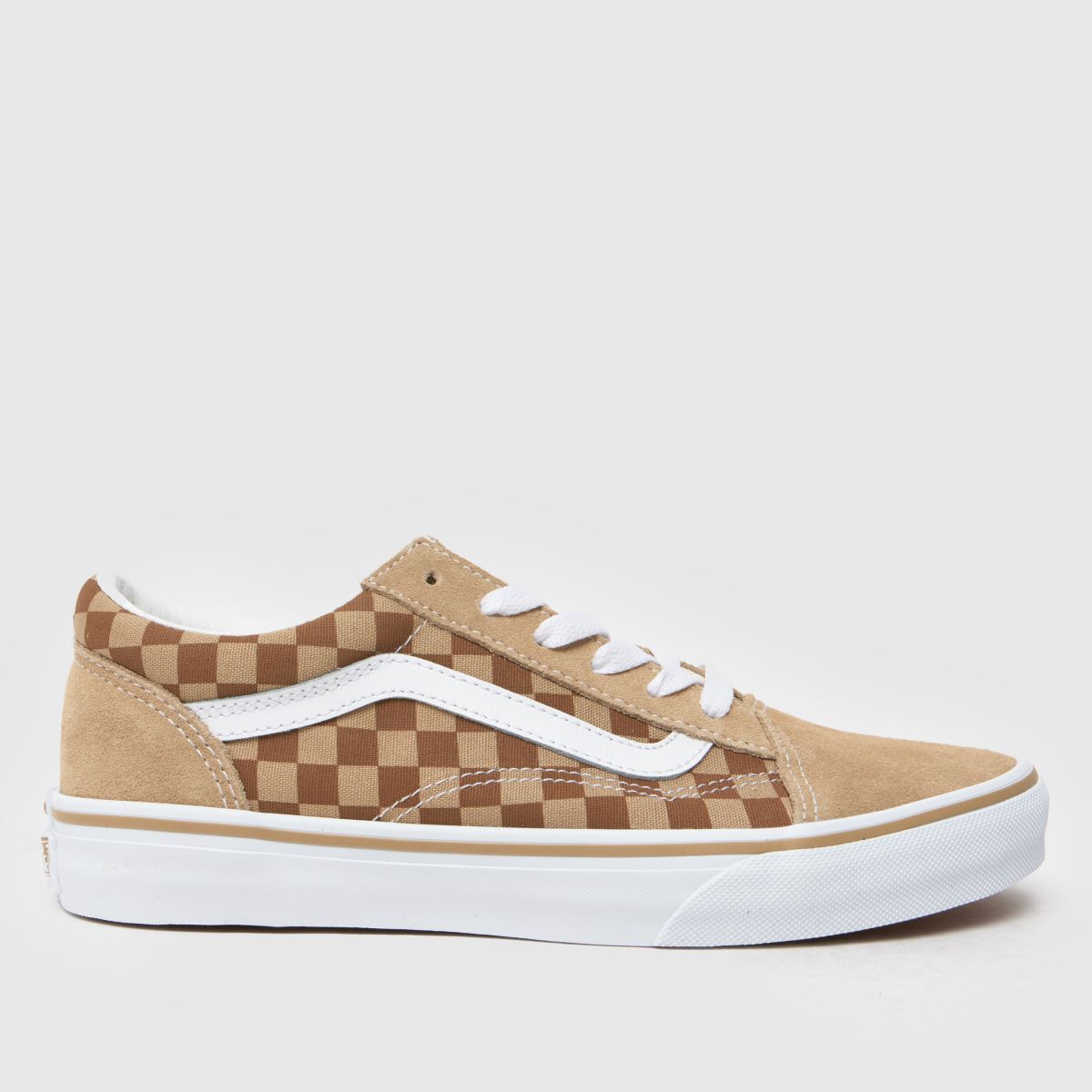 Vans beige & bruna old skool ungdomsskor