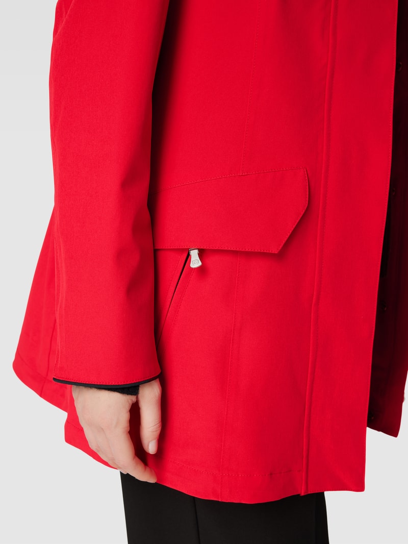 Funktionsjacke mit Label-Detail Modell 'MODENA' in rot