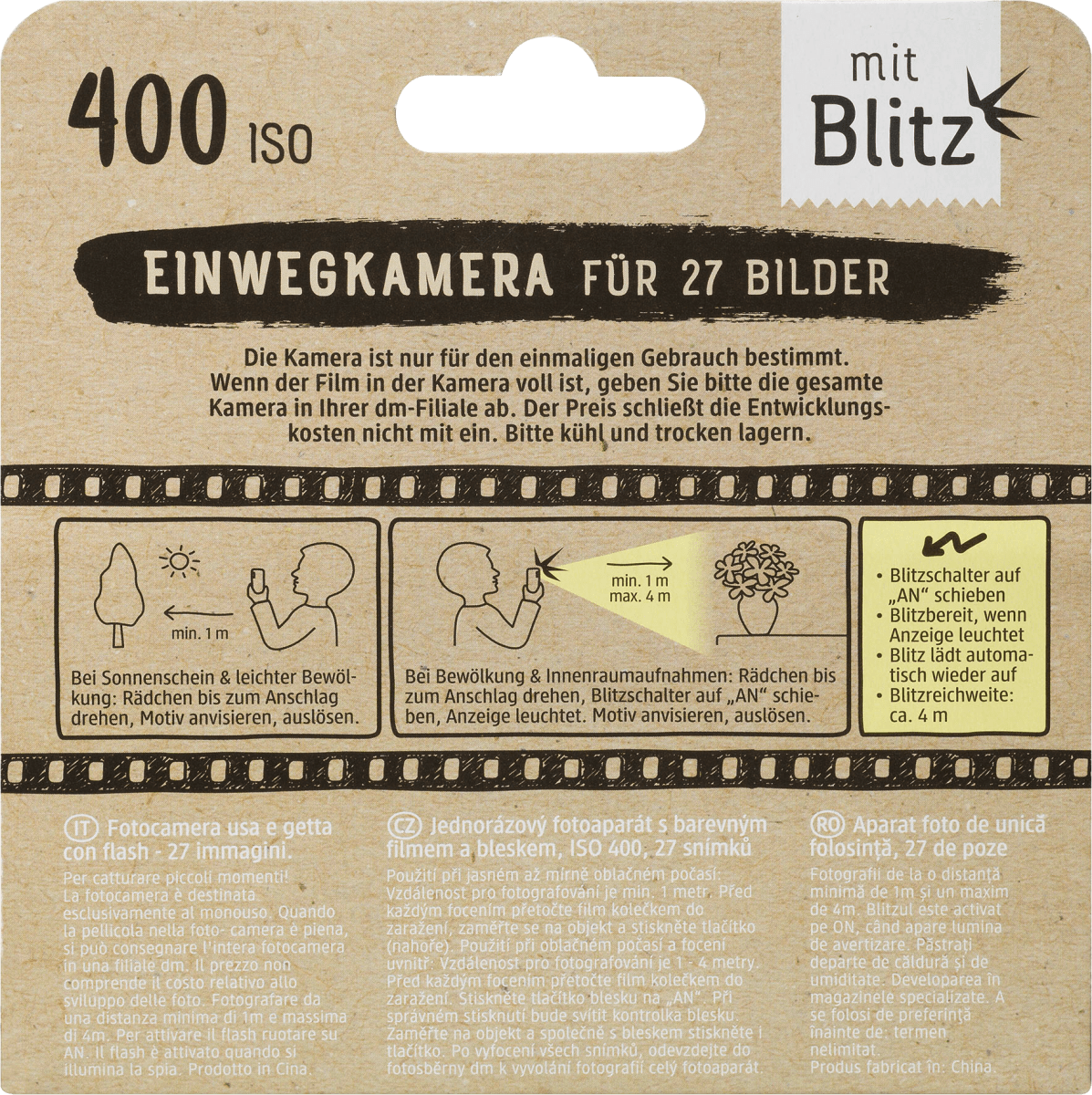 Einwegkamera Momentsammler, 1 St