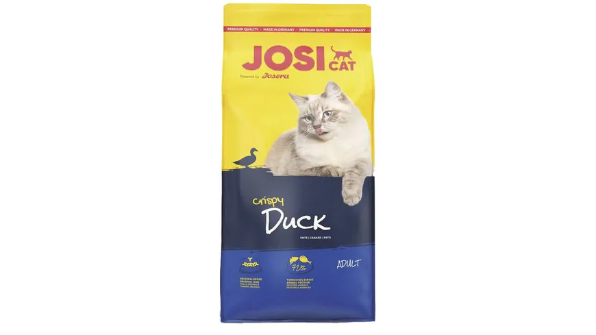 JosiCat Katzentrockenfutter Crispy Duck 650 g