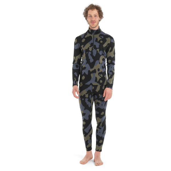 Icebreaker - 260 Vertex L/S Half Zip Natural Cam - Merinounterwäsche