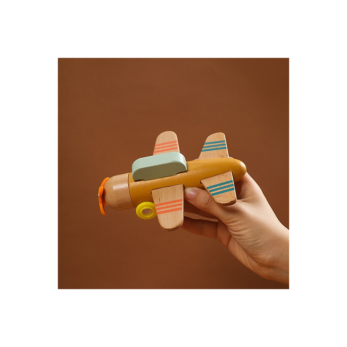 Kreatives kleines Flugzeugspielzeug aus Holz für Kinder Gleitspielzeug Modellmaschine Kinder Lernspielzeug Denkspiele