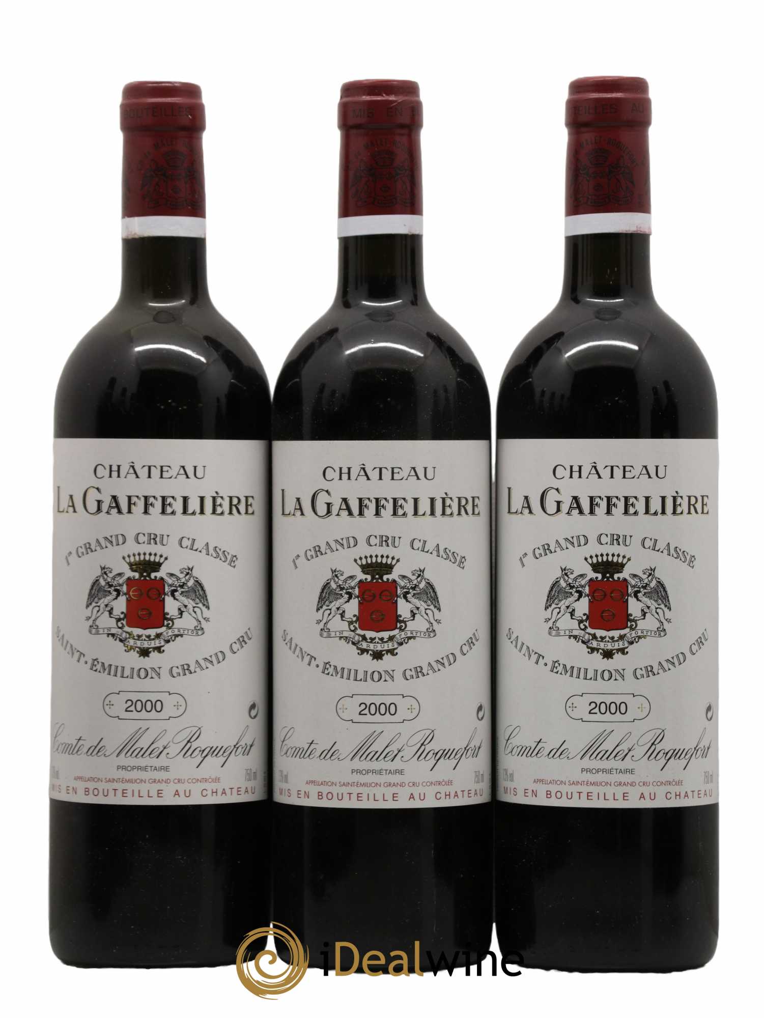 Château la Gaffelière 1er Grand Cru Classé B  2000 - Lot de 12 Bouteilles