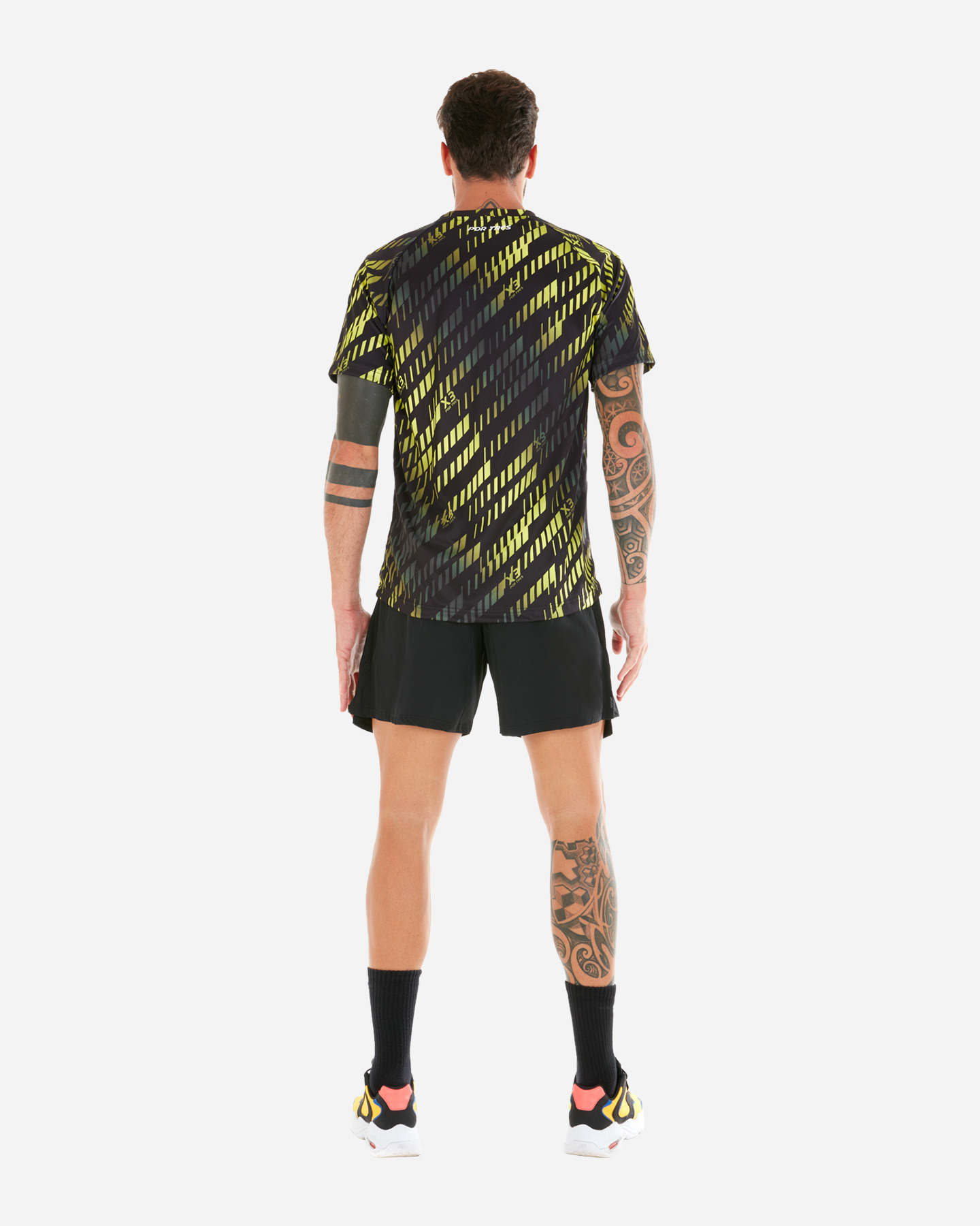 Tennis T-shirt X3 van Tres Marbella M X3-1002-Y