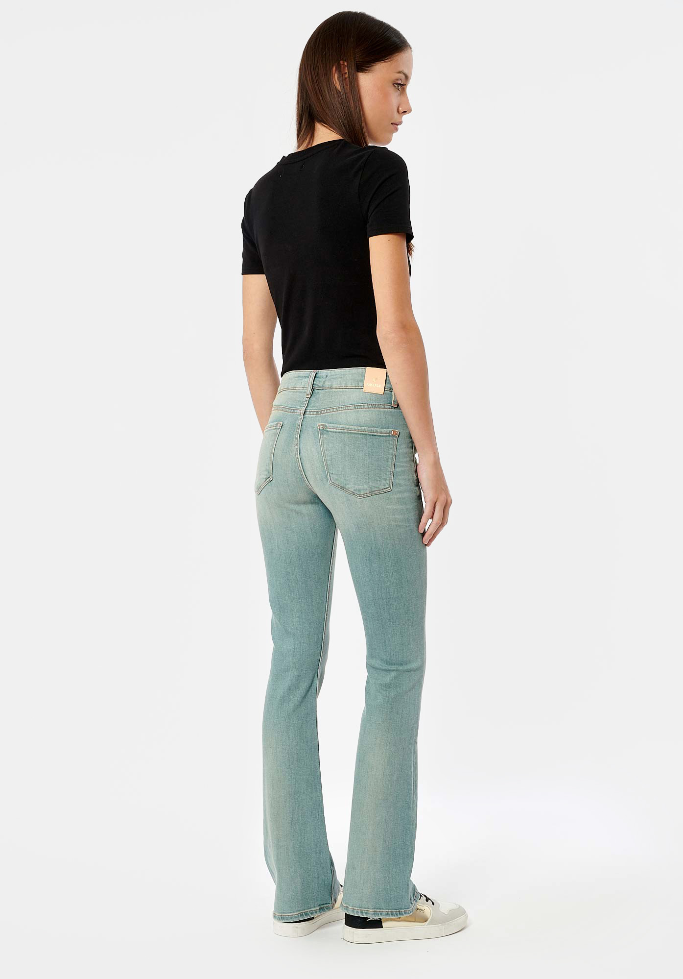 LUCKY  Jean bootcut bleu Femme