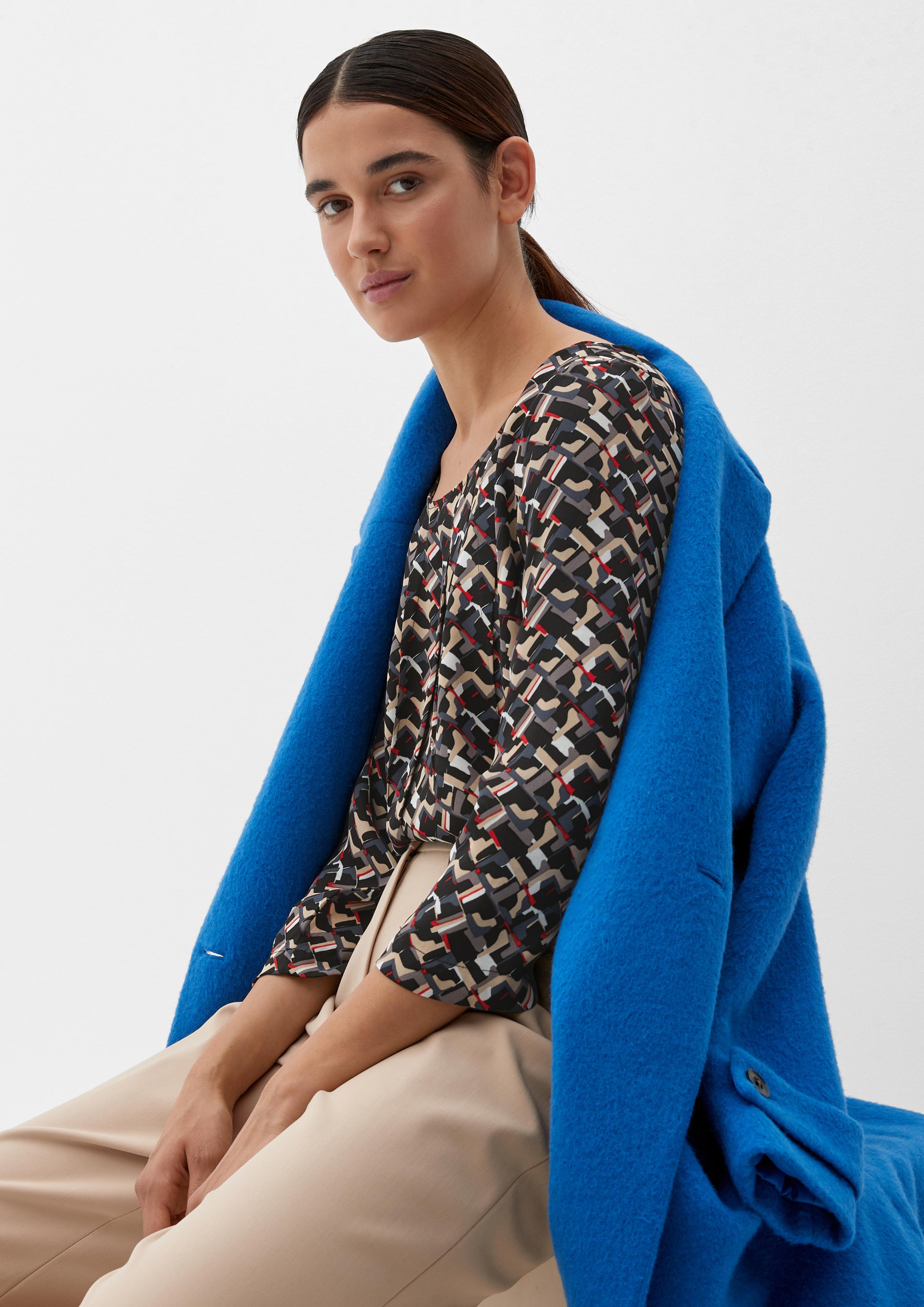 Bluse mit Raffdetail  2121604-99A1