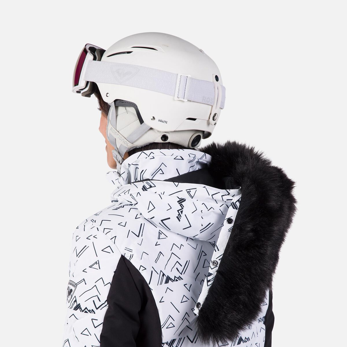 Damensteppjacke mit Print Staci