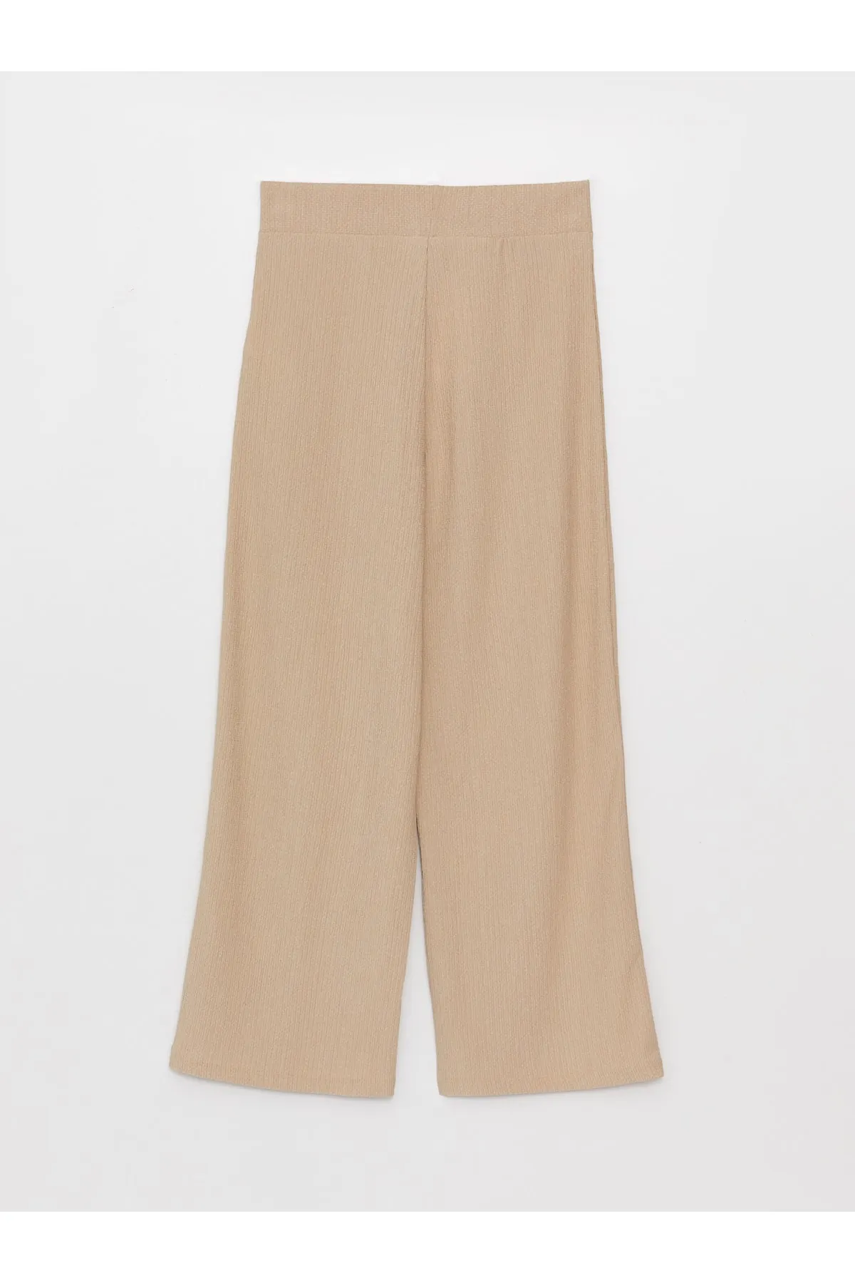 LC Waikiki  Gerade Damenhose mit weitem Bein und elastischem Bund