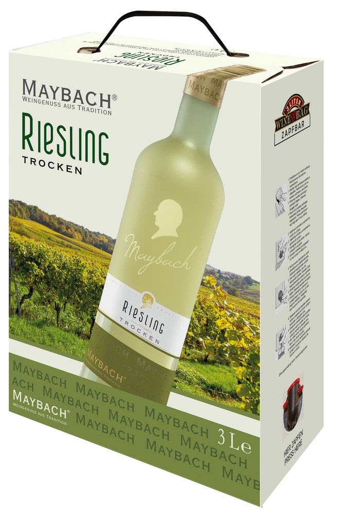Maybach Riesling trocken 3,0l Bag in Box