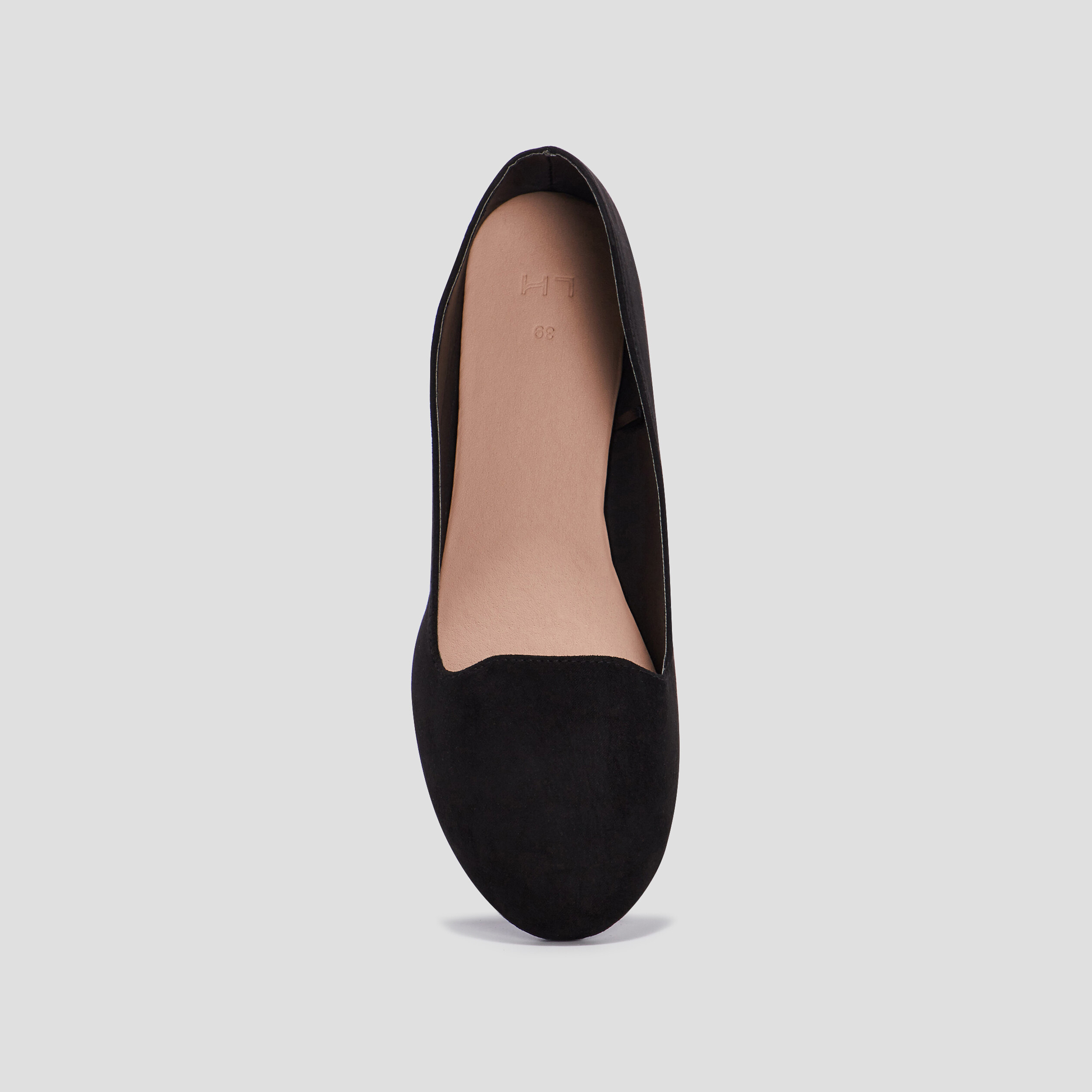 Ballerines esprit mocassins noir femme | La Halle