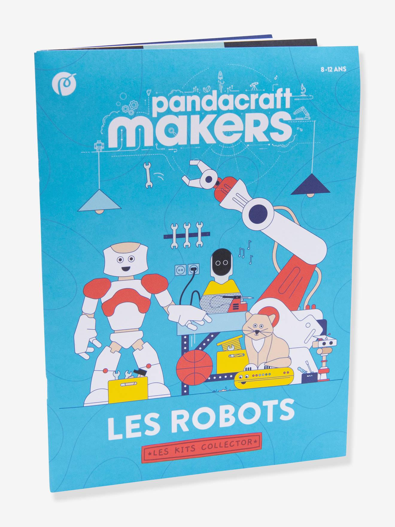 Kit collector Les robots 8/12 ans PANDACRAFT bleu