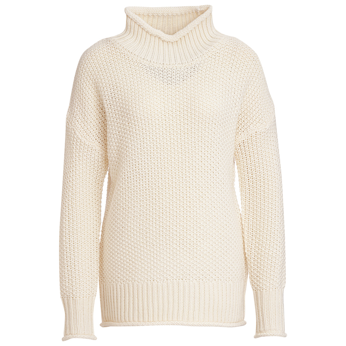 Damen Strickpullover mit Stehkragen