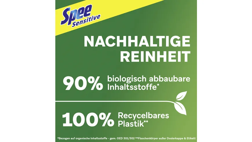 Spee Sensitive Aloe Vera & Mandelmilch Vollwaschmittel 990 ml