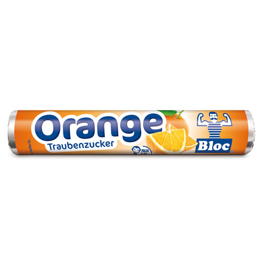 BLOC Traubenzucker Rolle Orange  1 St