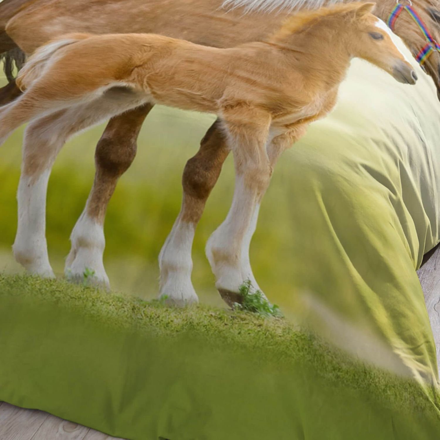 Kinderbettwäsche Pferd Trendy Bedding, ESPiCO, Renforcé, 2 teilig, Tiermotiv, Pony