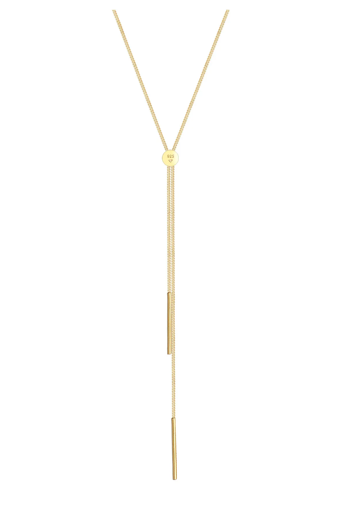 ELLI  Halskette Y-Kette Geo Stab Minimal 925 Silber
