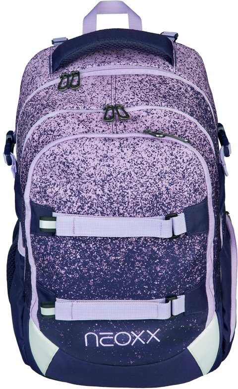 neoxx Schulrucksack Active, Glitterally perfect, aus recycelten PET-Flaschen