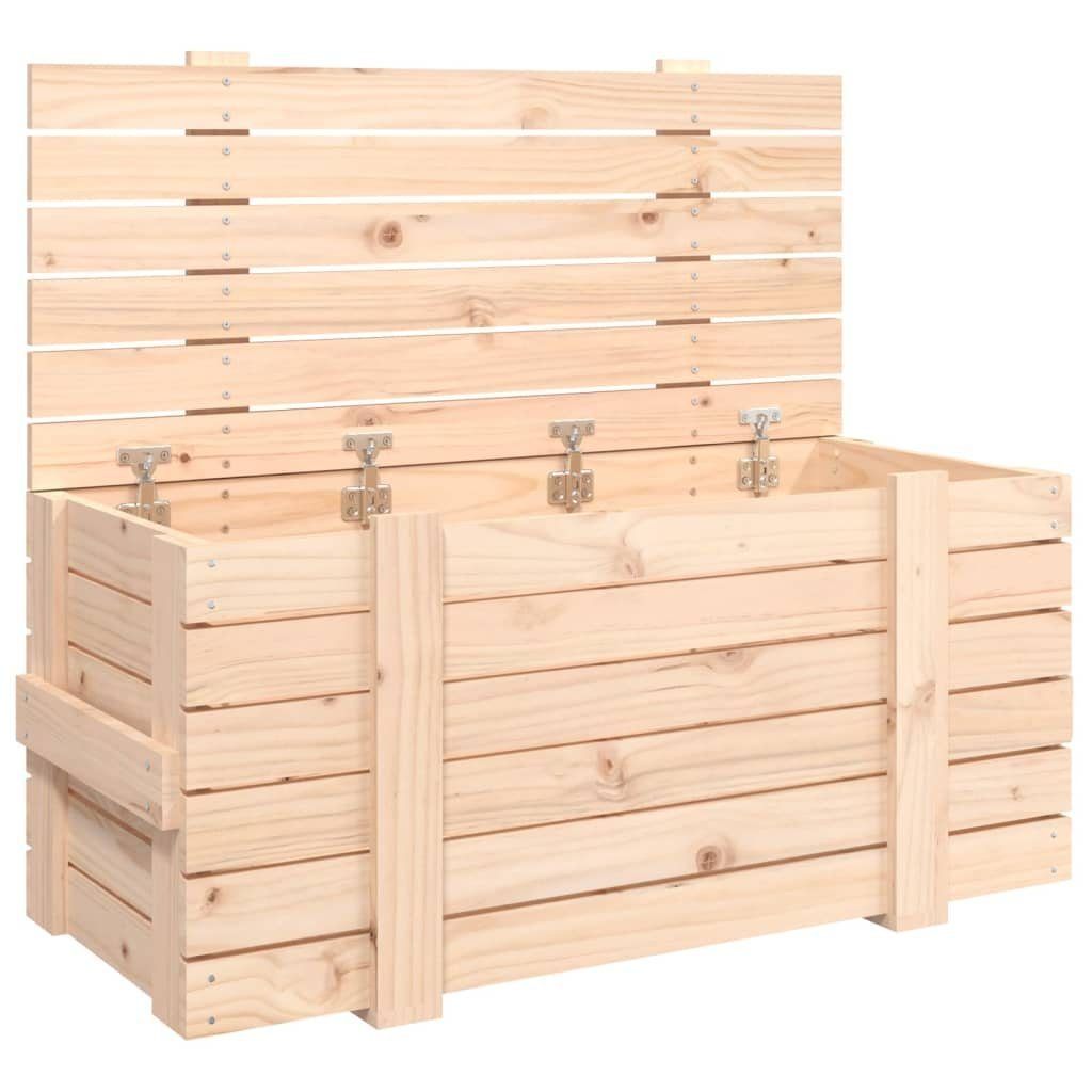 vidaXL Aufbewahrungsbox Truhe 91x40,5x42 cm Massivholz Kiefer (1 St)