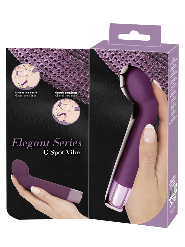 Elegant Series Vibrator G-Spot Vibe in lila günstig kaufen 16 cm