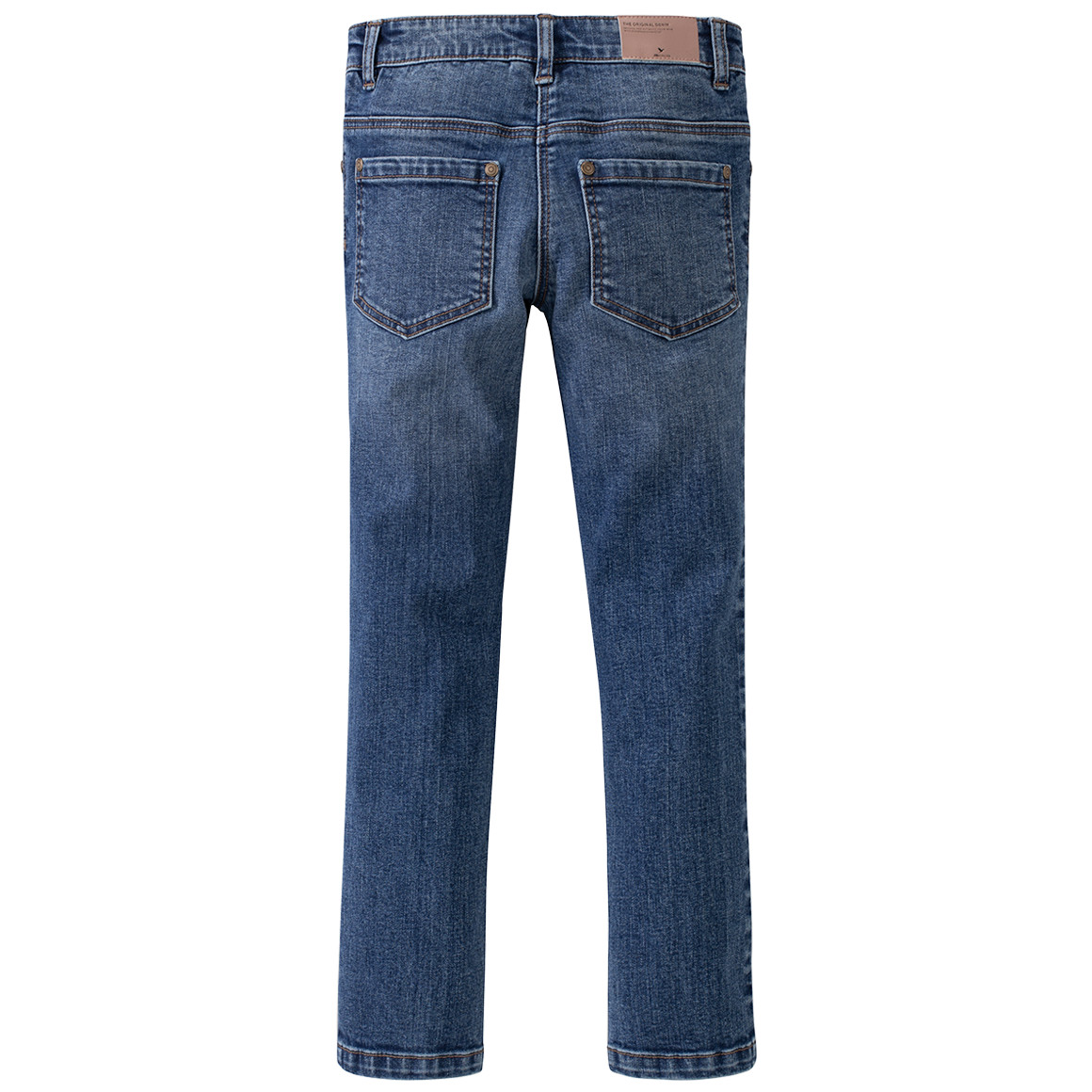Mädchen Skinny-Jeans mit Used-Waschung