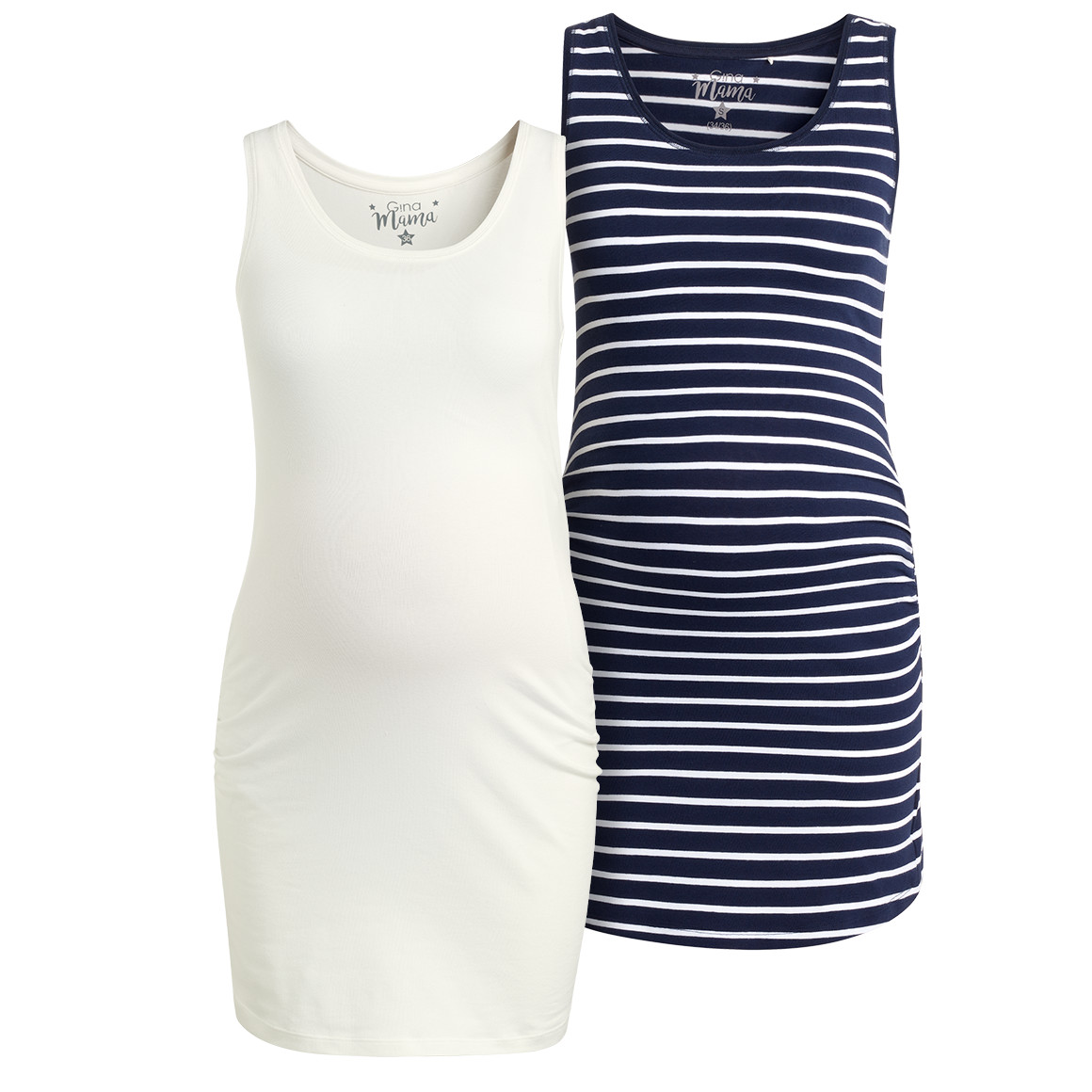 2 Damen Umstands-Tops im Set