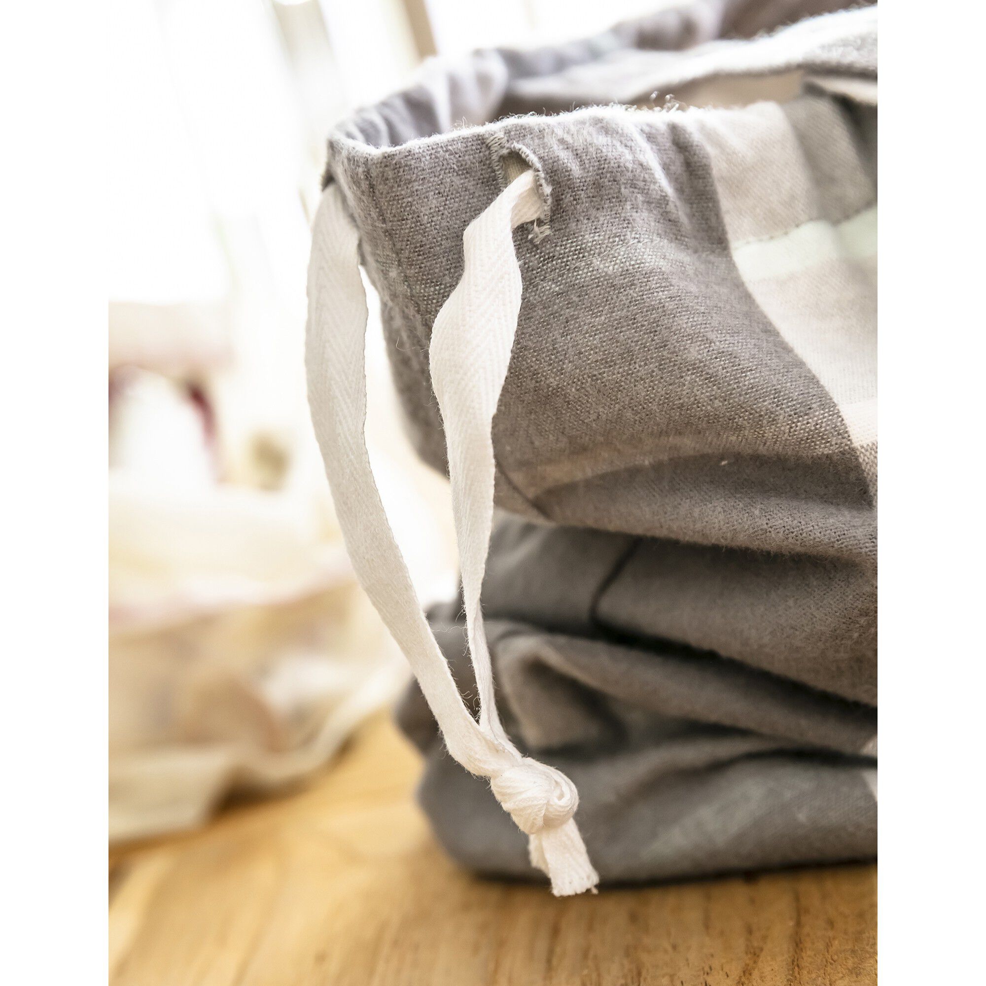 Sac à pain en tissu flanelle