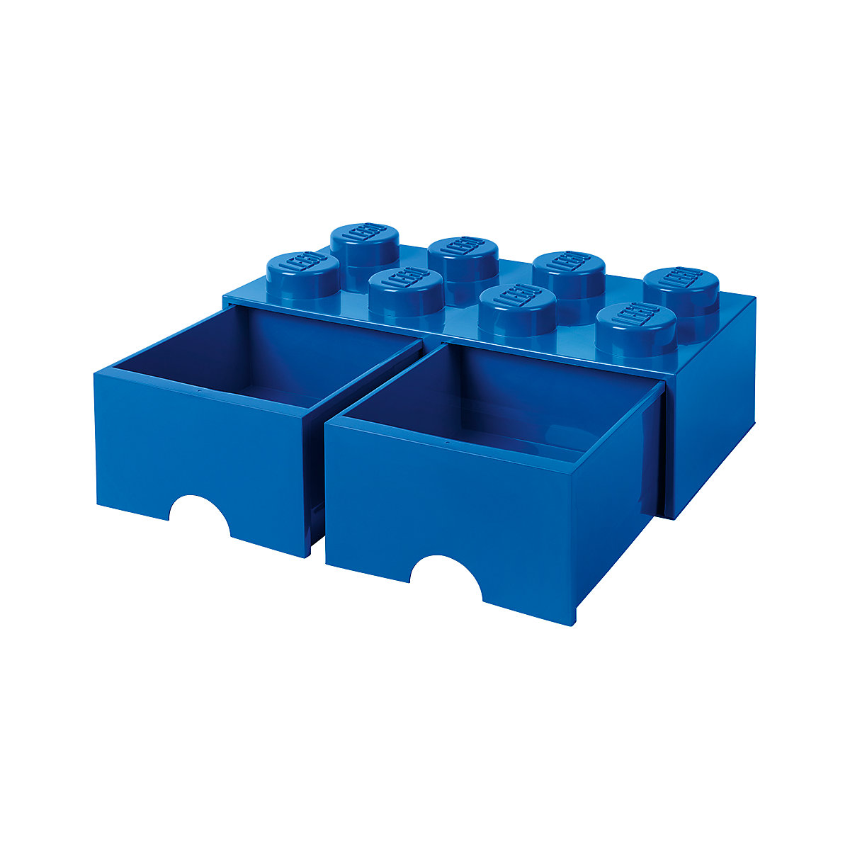 LEGO® Aufbewahrungsbox Storage Brick 8er blau mit Schublade, 50 x 25 x 18 cm