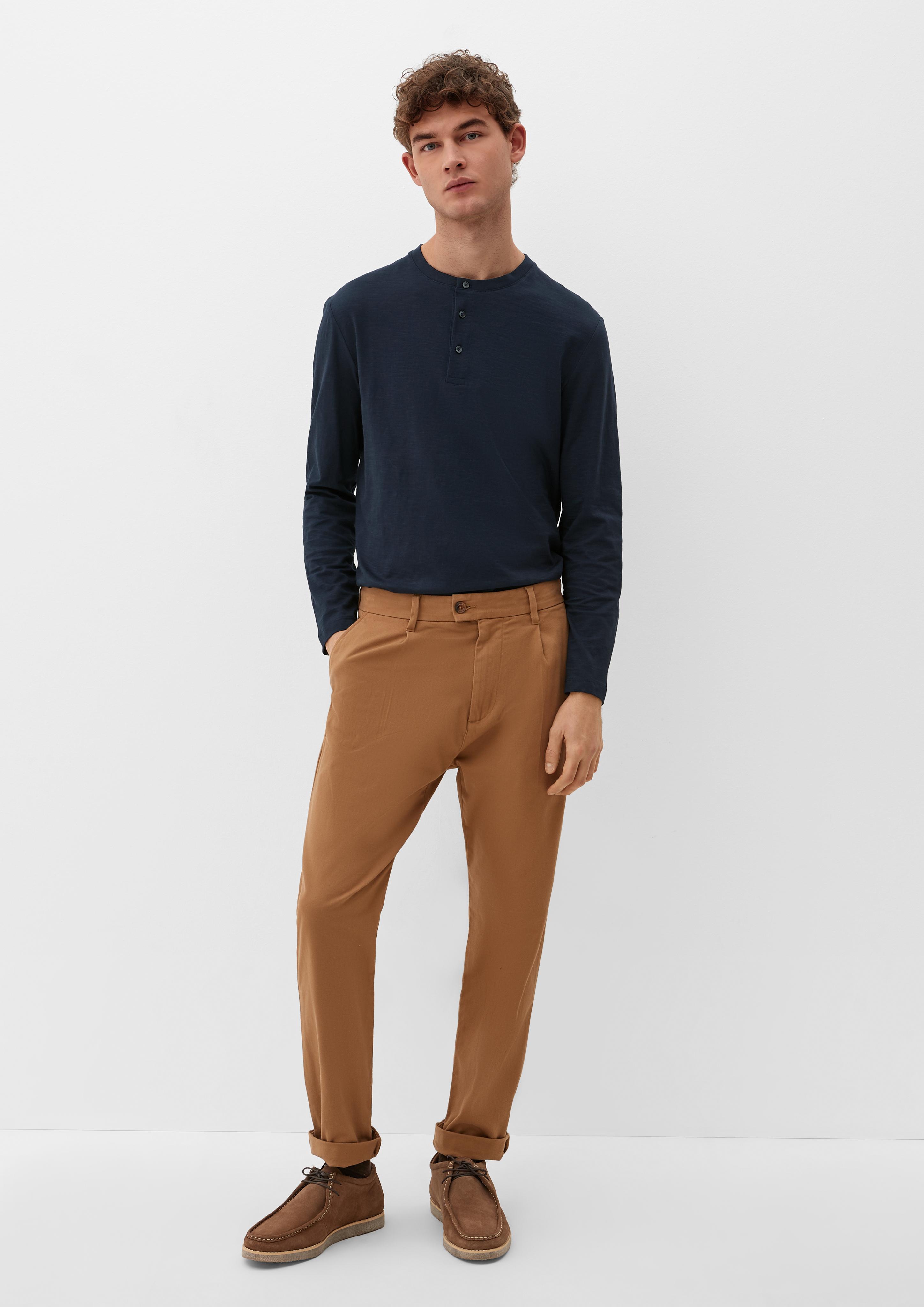 Longsleeve mit Henley-Ausschnitt  2129249-5955