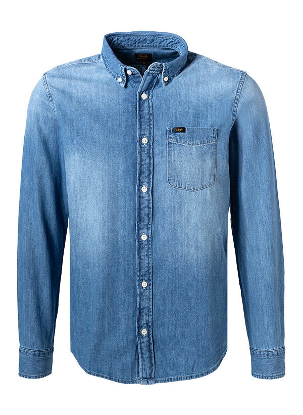 Lee, Jeanshemd, Regular Fit, Baumwolle, blau