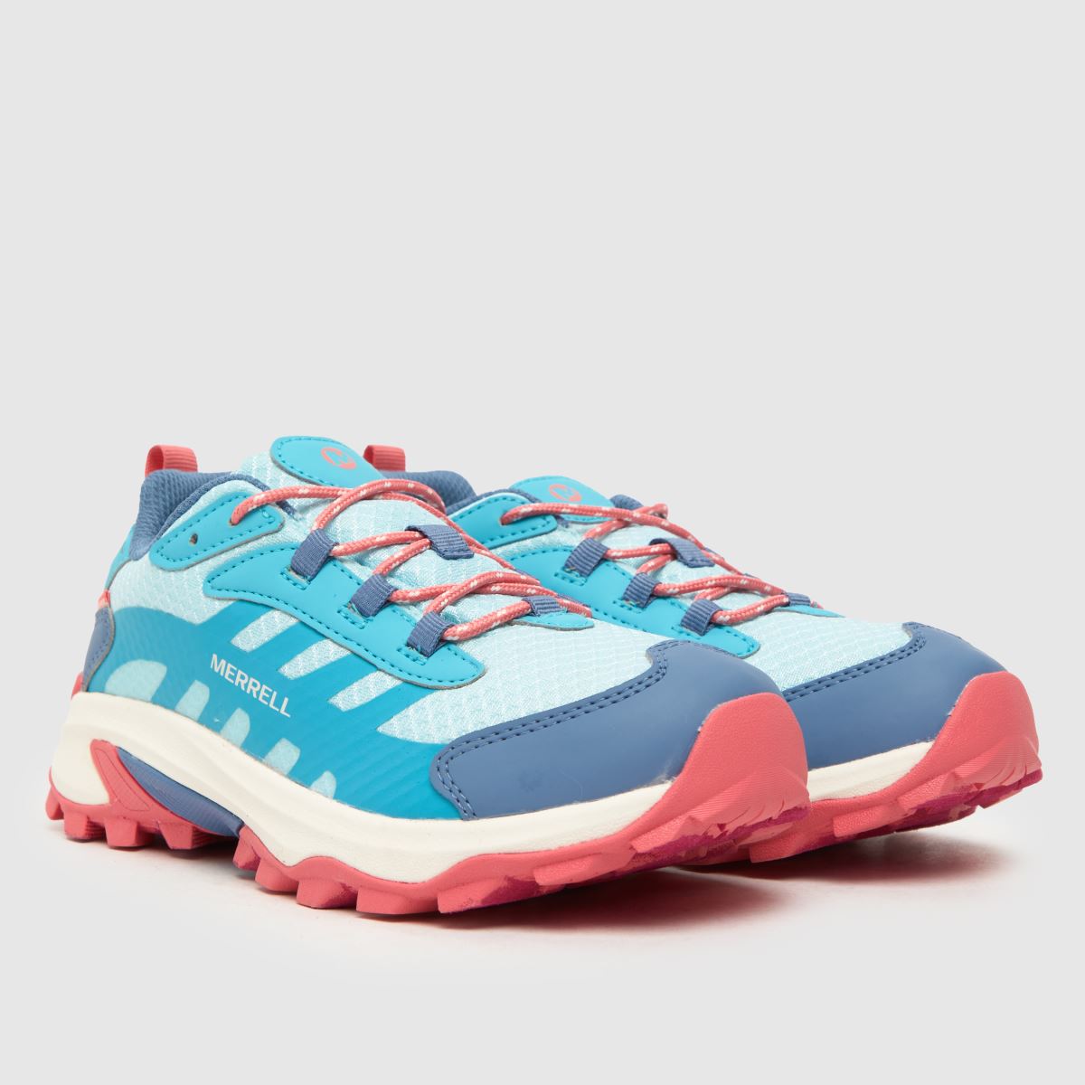 Merrell ljusblå Moab Speed 2 Low flickor/ungdomsskor