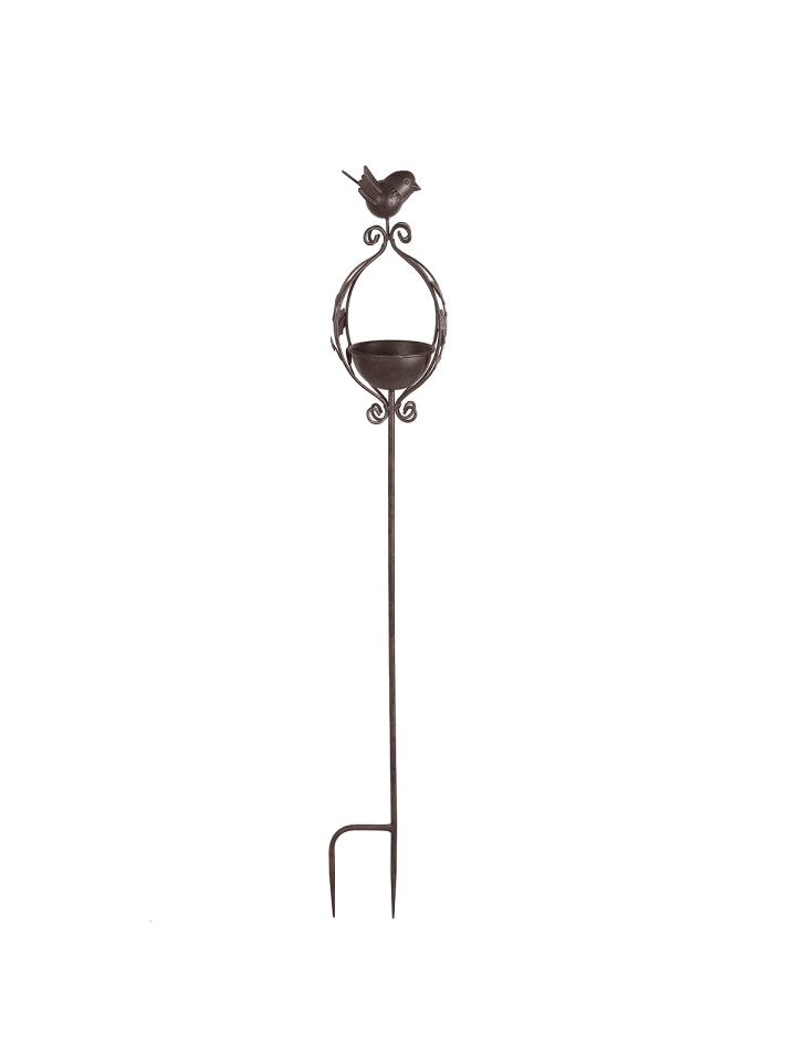 Ambiente Haus Vogelbad Stecker in antikbraun (H)100 cm günstig kaufen onesize