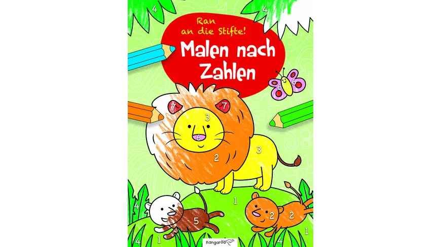 Malen nach Zahlen - Löwe Ran an die Stifte!