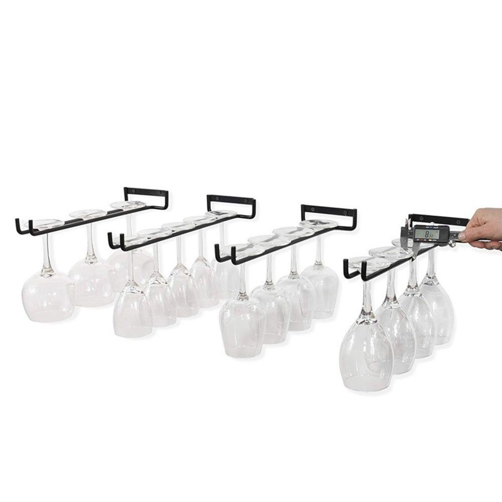 KOMIRO Gläserhalter 4pcs Gläserhalter Weinglashalter Wand Weinglas