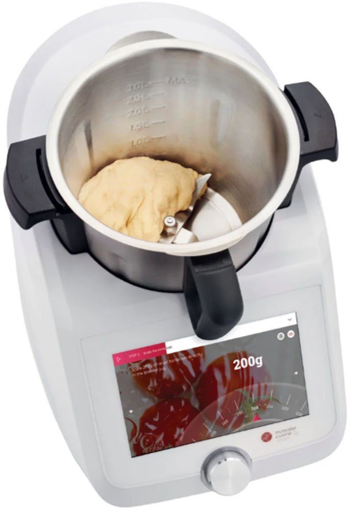 SilverCrest Küchenmaschine mit Kochfunktion Mixer Monsieur Cuisine Smart SKMS 1200 A1, 1200,00 W
