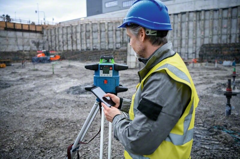 Bosch Blue 0601061V01 GRL 650 CHVG Laser rotativ profesional verde